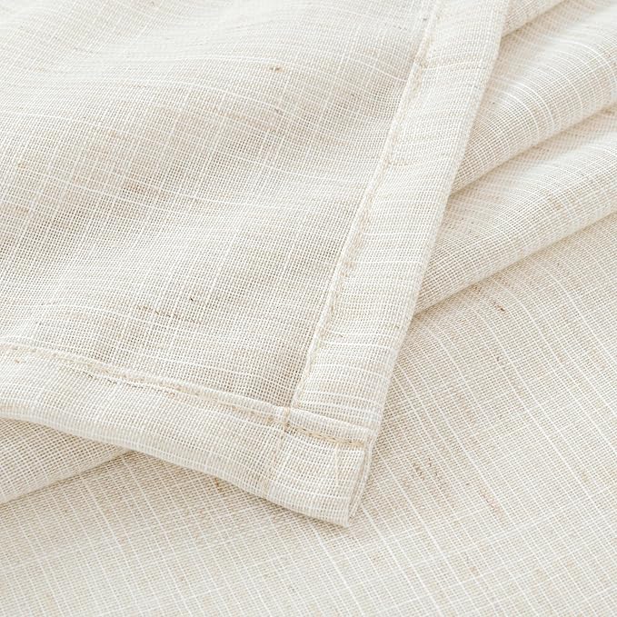 BGment Linen Curtains 40 Inch Length - Image 8