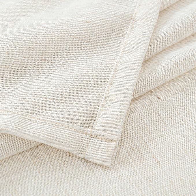 BGment Short Semi Sheer Linen Curtains 30 Inch Length - Image 9