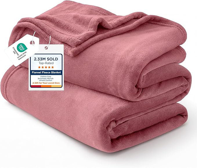 Bedsure GentleSoft Twin XL Fleece Blanket Dorm Bedding by BEDSURE