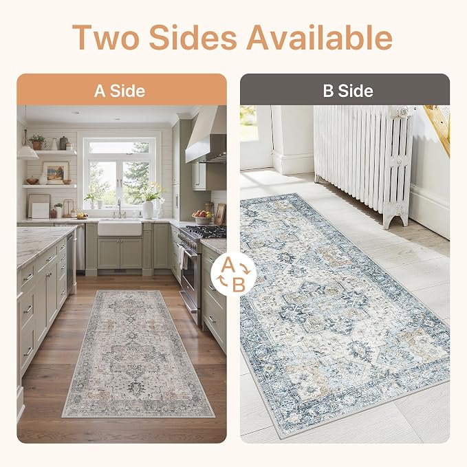 GENIMO 2.5x6 Reversible Runner Rugs - Image 3