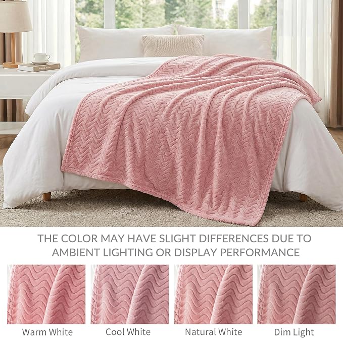 Exclusivo Mezcla King Blanket for Bed, Cozy Lightweight Fleece Blankets for All - Image 5