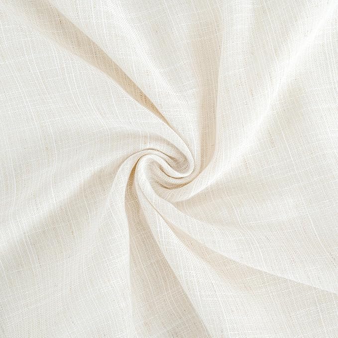BGment Short Semi Sheer Linen Curtains 30 Inch Length - Image 7