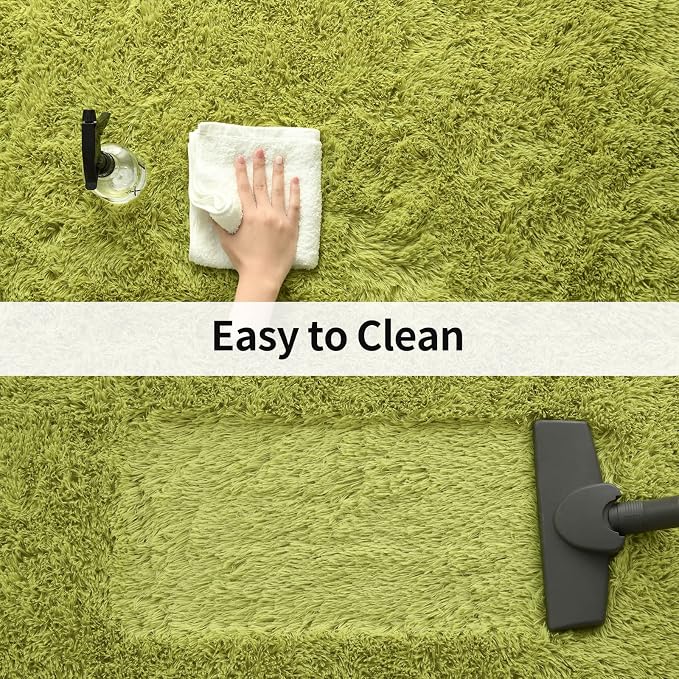 Merelax Modern Soft Fluffy Large Shaggy Rug - Image 6