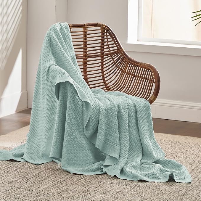 Bedsure Gentlesoft 100% Cotton Blanket Twin XL Size - Image 3
