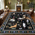 8x10 Area Rugs Living Room Rug: Vintage Washable Rug Floral Soft Carpet Indoor by EXPEDIX