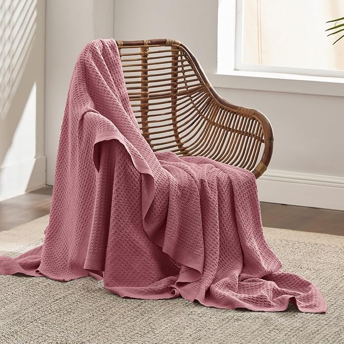 Bedsure Gentlesoft 100% Cotton Blanket Twin XL Size - Image 3