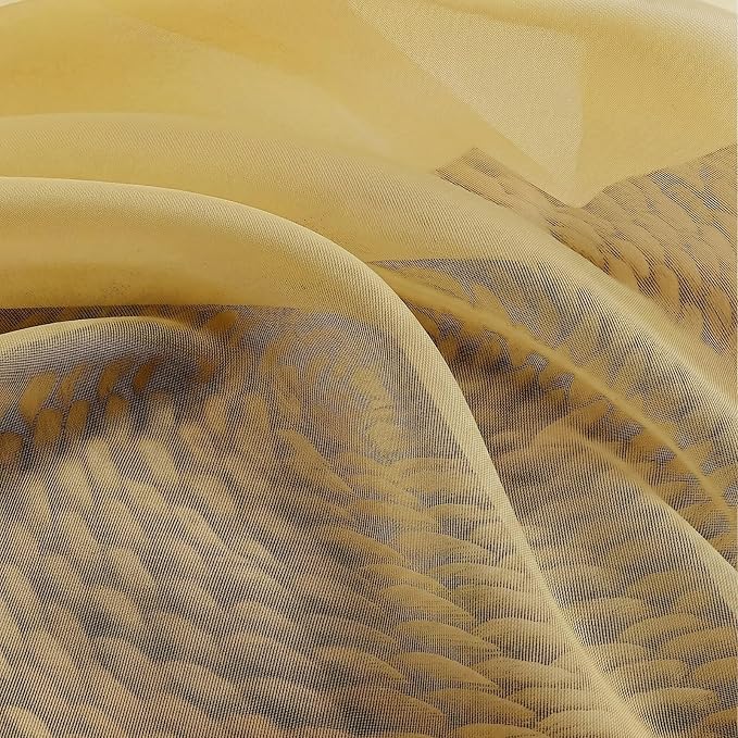 Gwine Sheer Curtains for Bedroom 54 inches Long - Image 9