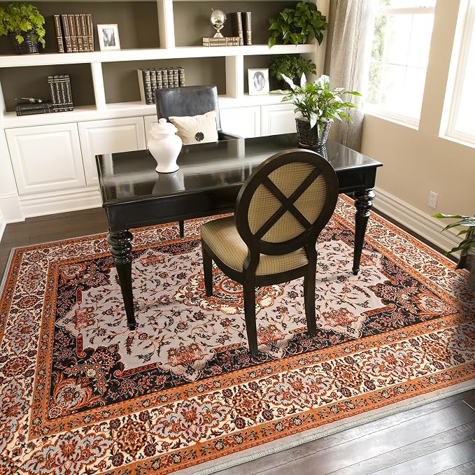 Area Rug for Bedroom, 4x6Ft Non-Slip Modern Carpet for Dining Room Farmhouse - Image 6