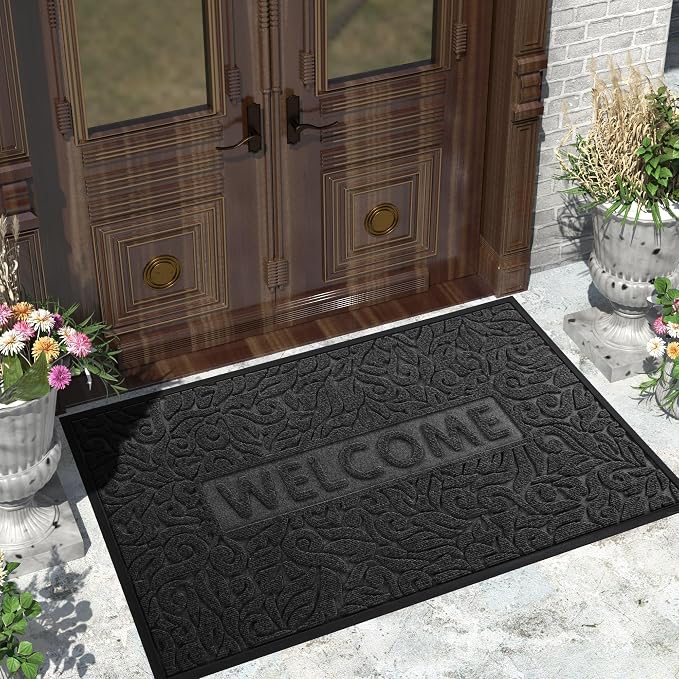 Yimobra Large Welcome Mat 60x36, Waterproof Non-Slip Outdoor Mats by Yimobra