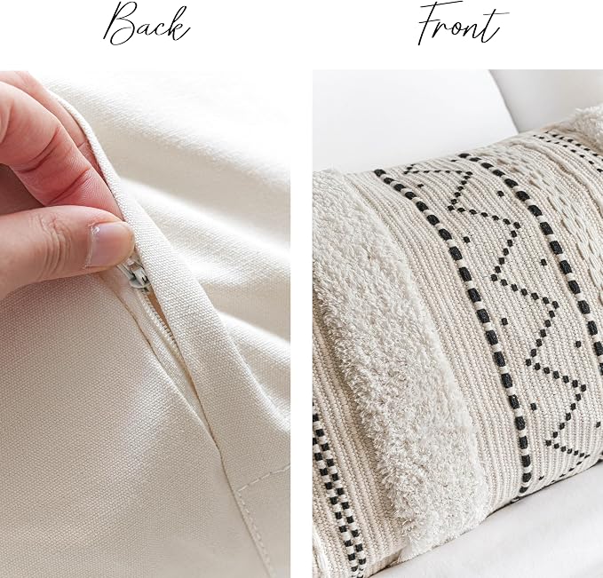 BlissBlush 20X54 Oversized Large Lumbar Pillow Cover - Image 5