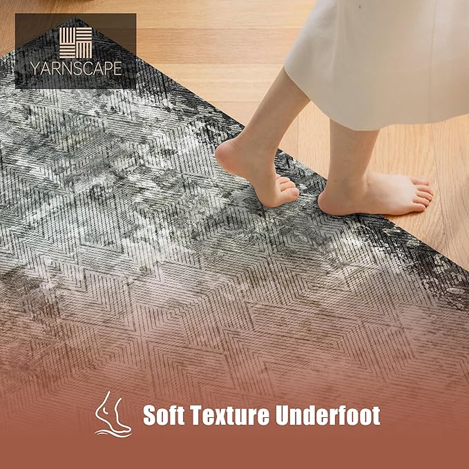 YARNSCAPE 4' x 6' Washable Area Rug - Image 4