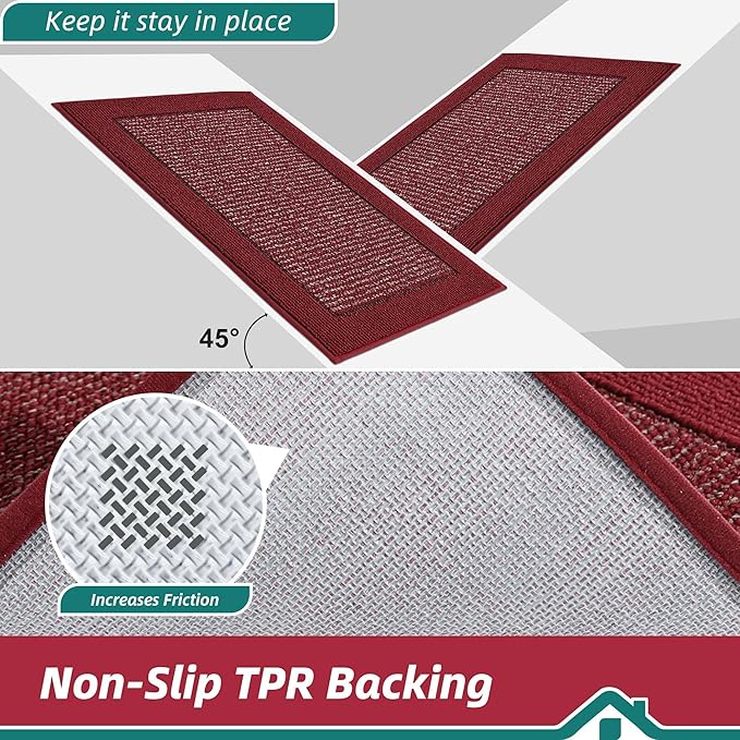 BEQHAUSE Indoor Door Mat 20" x 32", Dirt Trapper Door Mats Non-Slip Entryway - Image 4