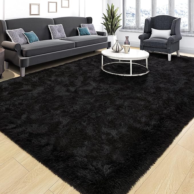 Tepook Super Soft Fluffy Rugs for Bedroom, Shag 5x7 Area Rugs for Living Room by Tepook