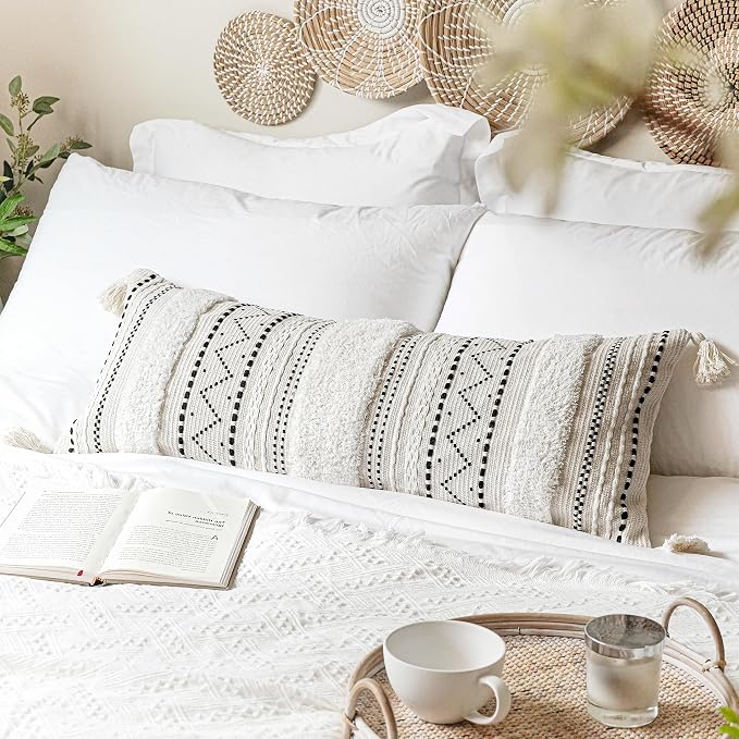 BlissBlush 14x36 Lumbar Pillow Cover - Image 4