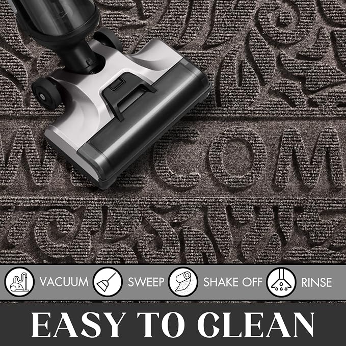 Yimobra Large Welcome Mat 36x24, Waterproof Non-Slip Outdoor Mats - Image 6