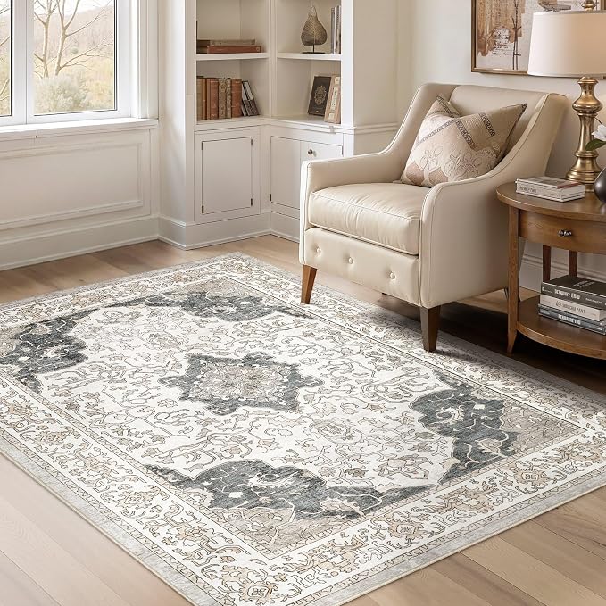 cotiled 4x6 Area Rugs Large Washable Rugs by COTILED