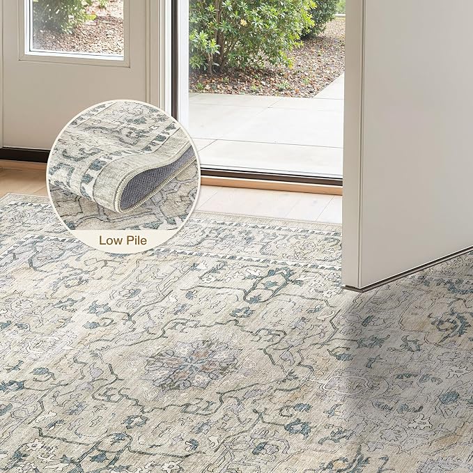 cotiled 3x5 Area Rugs Large Washable Rugs - Image 4