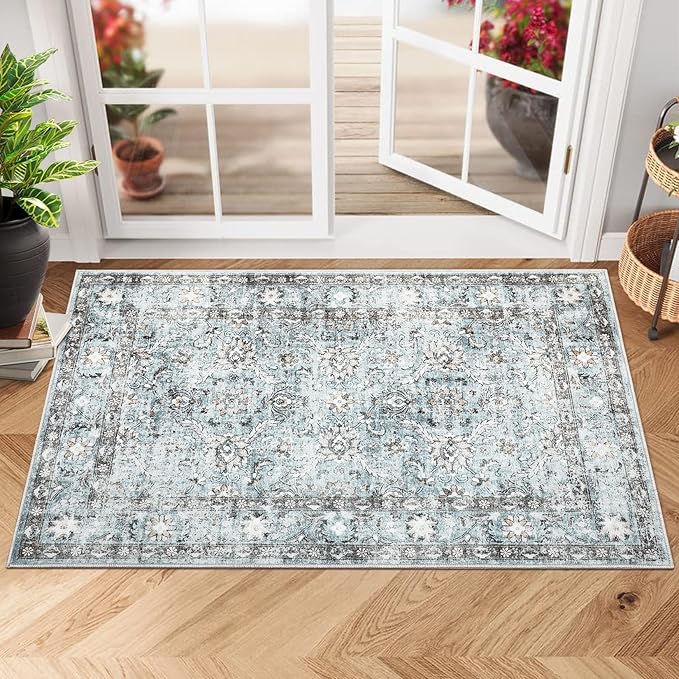 GarveeHome Door Mat 2x3 Small Washable Rugs by GarveeHome