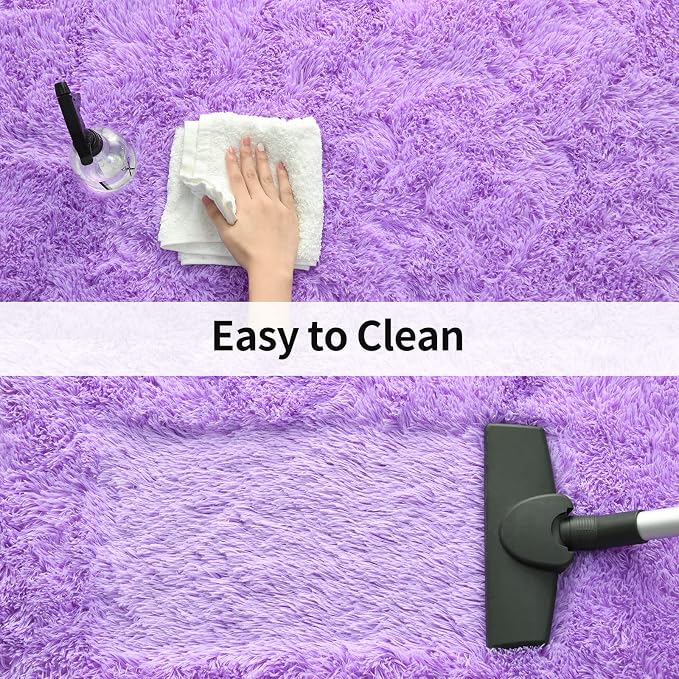 Merelax Soft Modern Indoor Shaggy Area Rug - Image 6