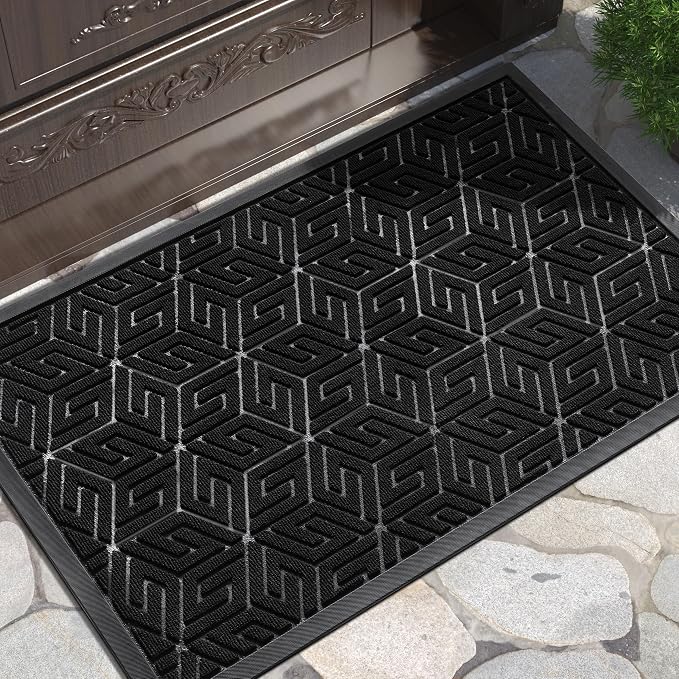 Yimobra Large Door Mat 36x24, All-Weather Waterproof Outdoor Mats by Yimobra