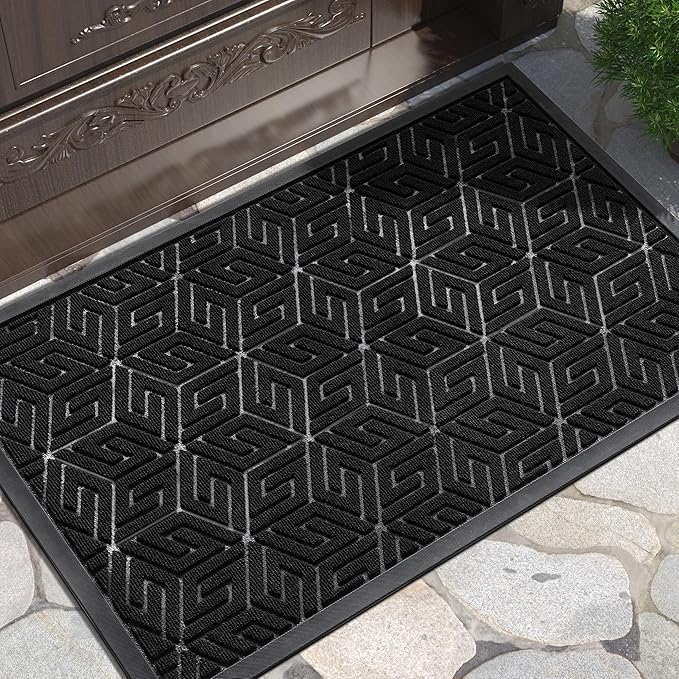 Yimobra Doormat Outdoor Entrance 29.5x17, All-Weather Waterproof Outdoor Mats by Yimobra