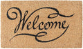 LuxUrux Welcome Mats Outdoor Coco Coir Doormat, by LuxUrux