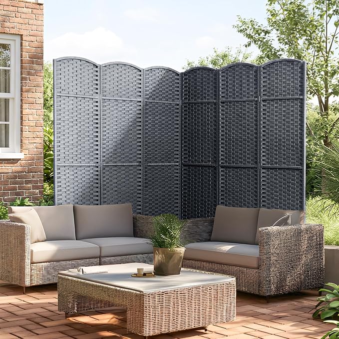 Outdoor Privacy Screen, Folding Room Divider Made of Fade Resistant - Image 7
