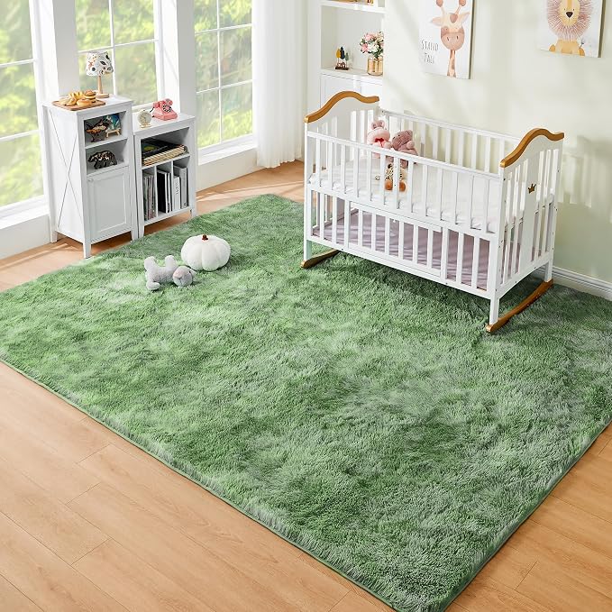 Litanika 5x8 Fluffy Shag Faux Fur Area Rug - Image 4
