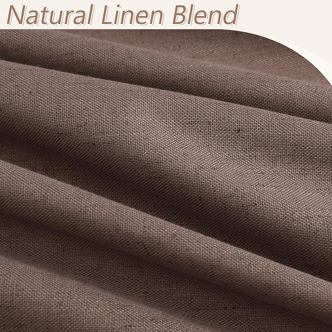 Guken 100% Blackout Curtains 108 Inch Length 2 Panels Set - Image 3