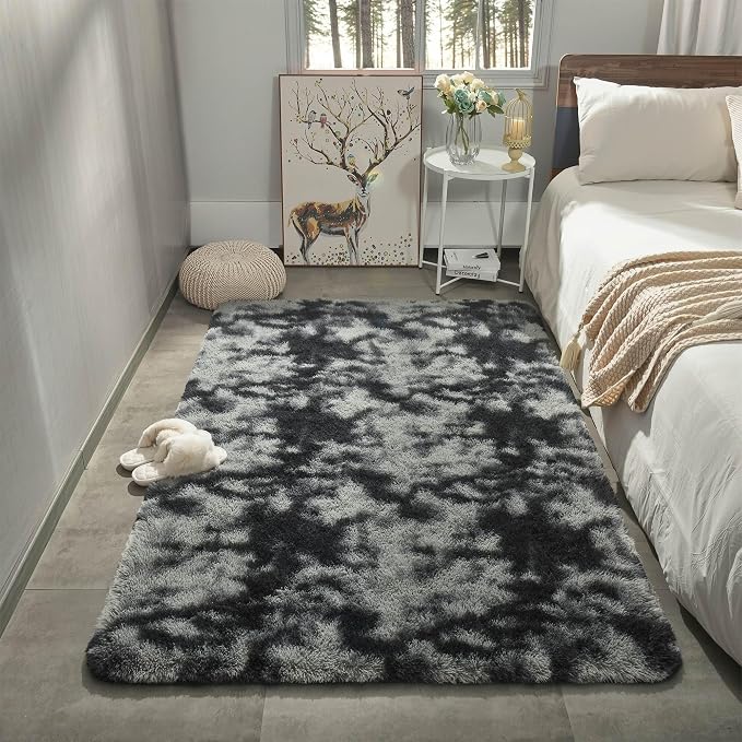 Merelax Soft Area Rugs for Livingroom Bedroom, Shaggy Plush Fuzzy Fluffy Carpet - Image 2
