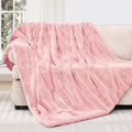 Touchat Luxury Faux Rabbit Fur Throw Blanket by TOUCHAT