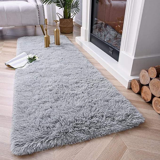 Chicrug Soft Runner Rugs for Bedroom Living Room Plush Fluffy Rug 3x10 Feet - Image 2
