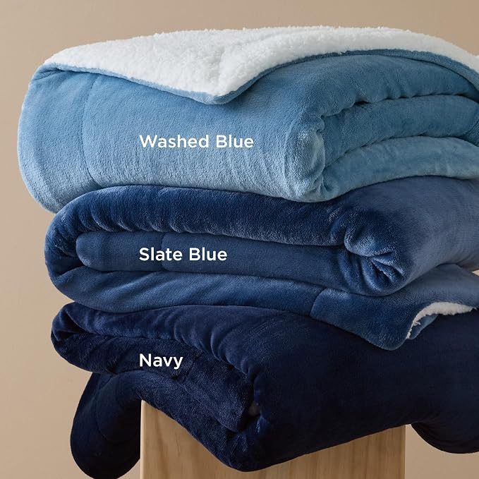 Bedsure GentleSoft Sherpa Fleece Blankets King Size - Image 5
