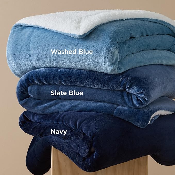 Bedsure GentleSoft Sherpa Fleece Throw Blanket - Image 5