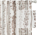 MEETSKY Boho Curtains for Bedroom Linen Style Boho Curtains 84 Inches Long 2 by MEETSKY