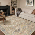 GENIMO 6x9Area Rugs for Living Room, Machine Washable Non Slip Vintage Rugs by GENIMO