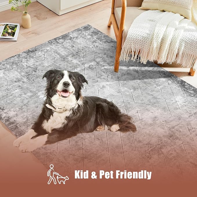 YARNSCAPE 3' x 5 ' Washable Area Rug - Image 5