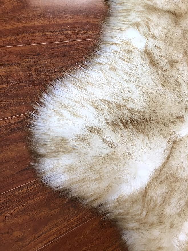 Free Shape Luxury Soft Fluffy Shag Area Rug Triple Side by Side 3'x6', 90x180cm - Image 5