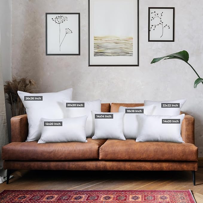 Utopia Bedding Throw Pillows Insert - Image 2