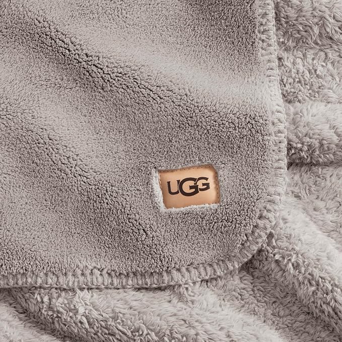 UGG Whitecap Fleece Throw Blanket, Soft Fluffy Blankets - Image 6