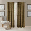 Elrene Home Fashions Antonia Floral Damask Blackout Single Window Curtain Panel by ElreneHomeFashions