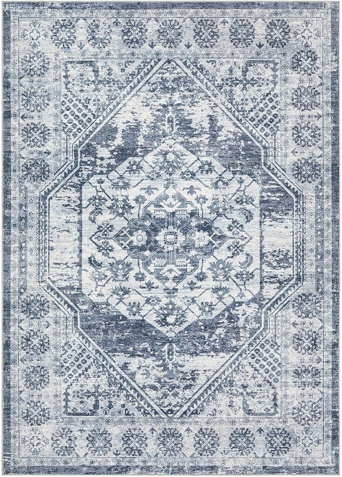 Vintage Living Room Area Rug 5x7 - Image 8