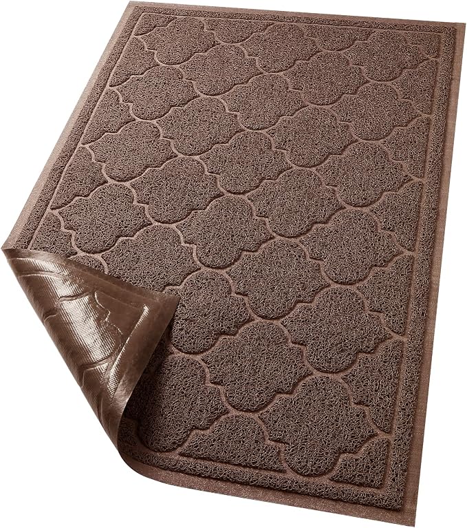 LuxStep Door Mat Large 24"x36"Indoor Outdoor Doormat, Non-Slip Low-Profile by LuxStep
