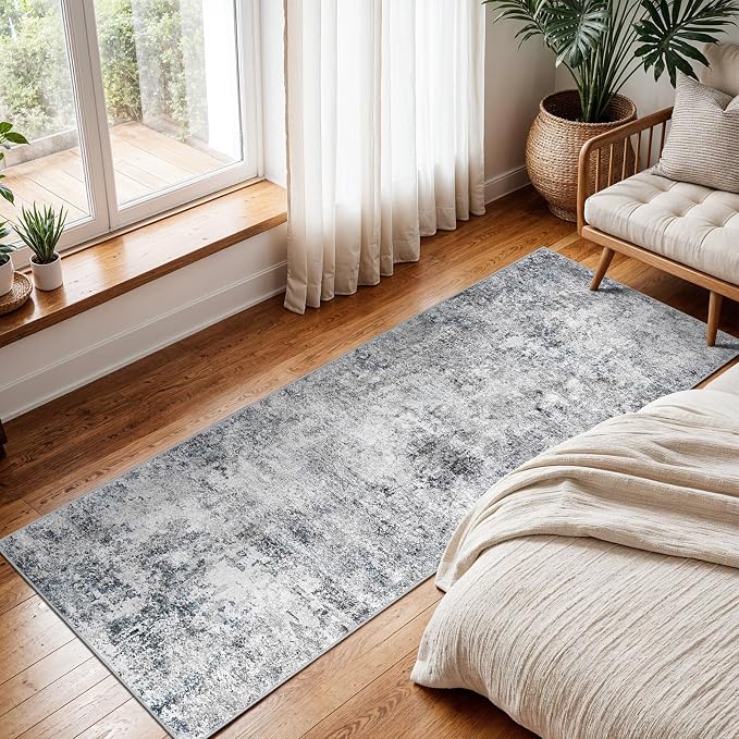 2x6 Washable Kitchen Runner Rug – Abstract Non-Slip Mat - Image 4