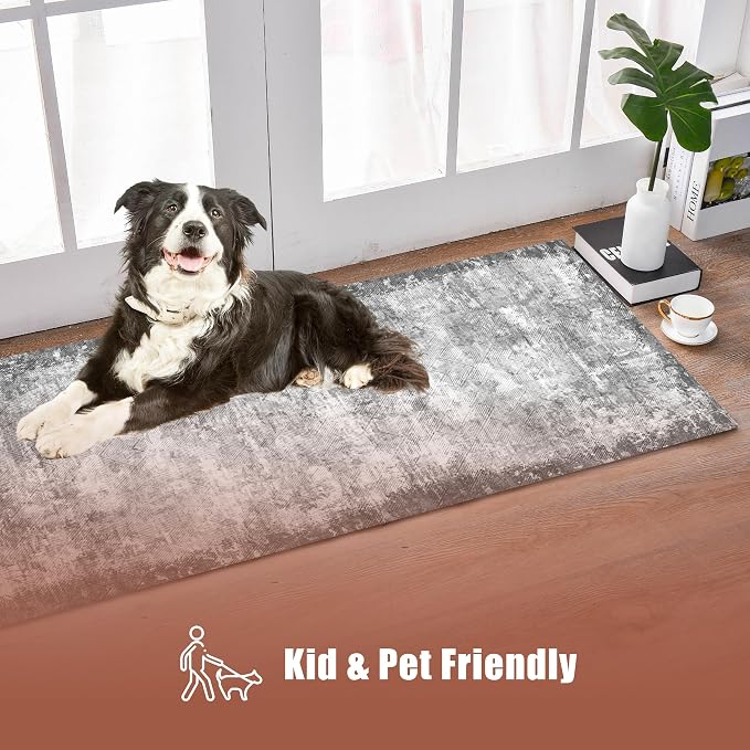 YARNSCAPE 2'6'' x 8' Washable Area Rug - Image 5