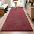 PURRUGS Dirt Trapping Door Mat 31.5" x 70", Non-Slip Machine Washable Entryway by PURRUGS