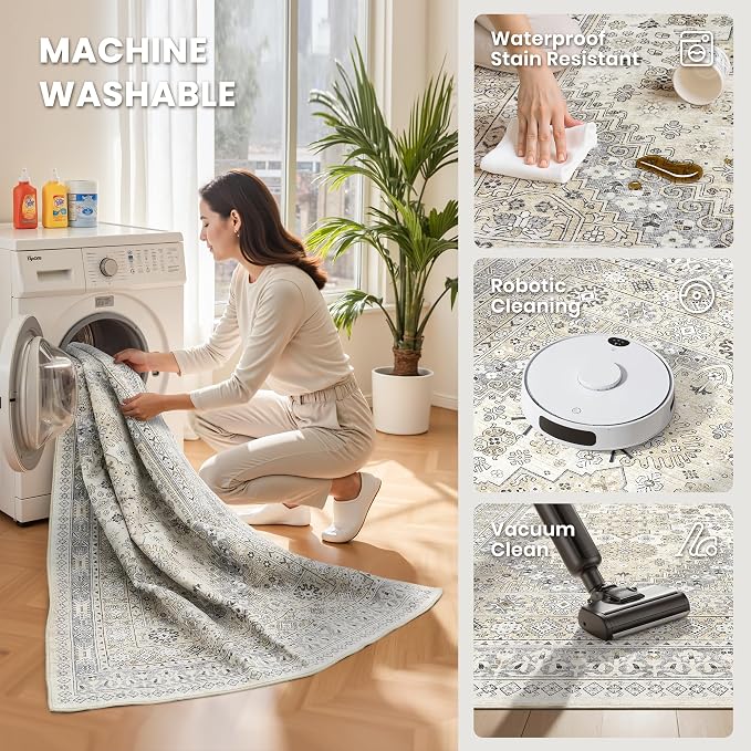 zesthome Washable Runner Rug 2.5x10 - Image 4