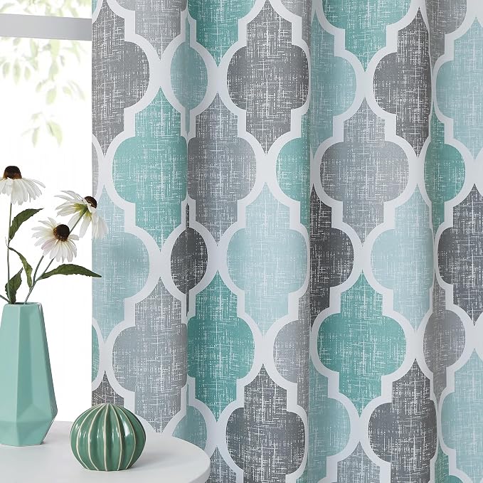 Beauoop 100% Blackout Curtains 108 Inches Long 2 Panels - Image 6