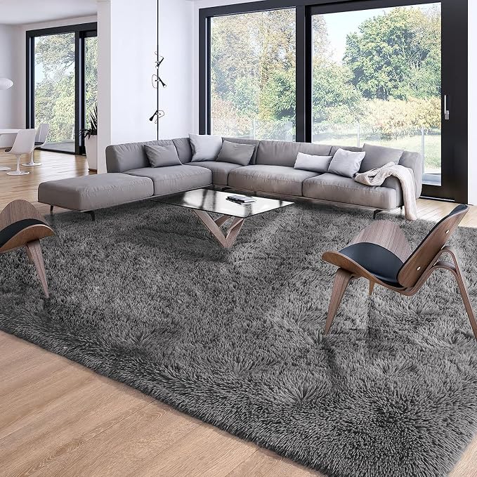Merelax Soft Modern Indoor Large Shaggy Rug by Merelax