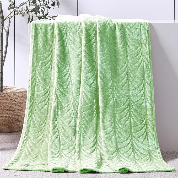 Whale Flotilla Flannel Fleece Throw Blanket - Image 2